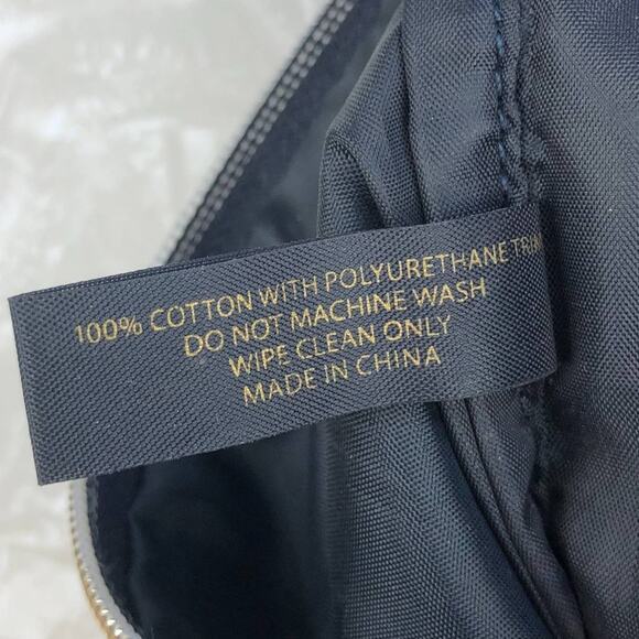 Estee Lauder Navy Blue Lipstick Kendra Dandy Zipper Make-Up Cosmetic Travel Bag - Picture 4 of 12